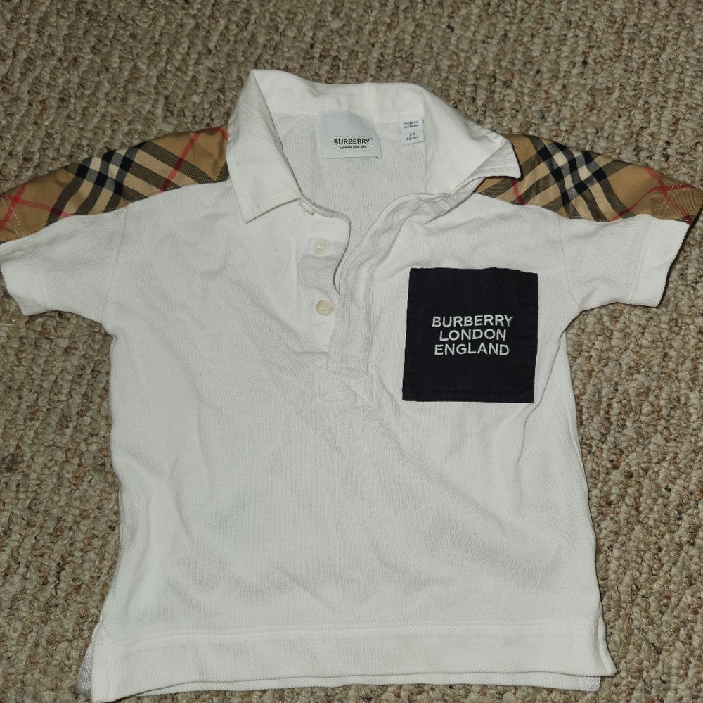 Size 2t Burberry Shirt